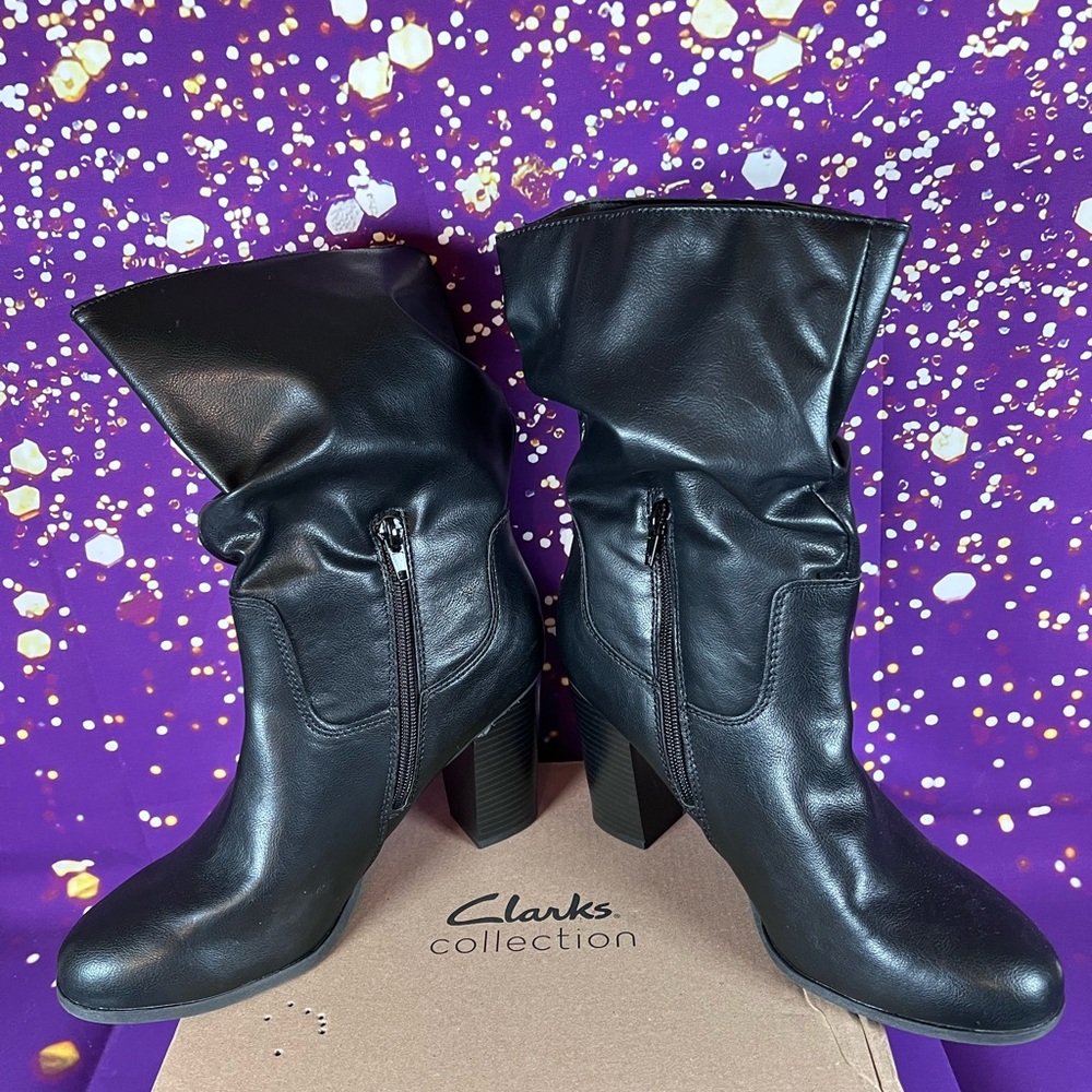 Style & Co. Black Heeled Boots - Picture 2 of 6